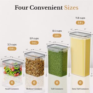 Airtight Food Storage Containers with Lids